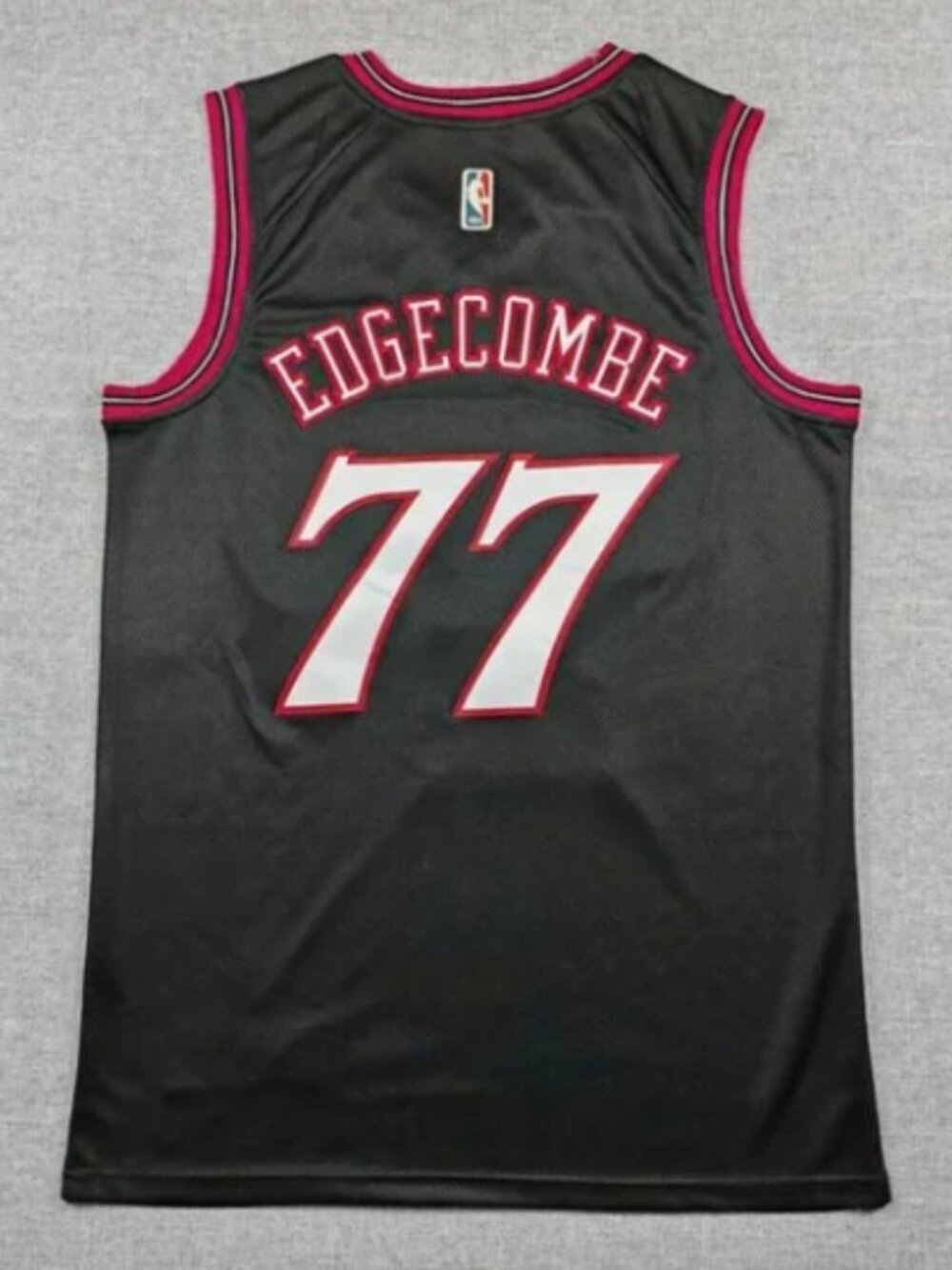 Mens Youths Optional For V J Edgecombe Black Jersey Stitched